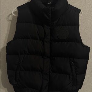 Fabletics Black Puffer Vest